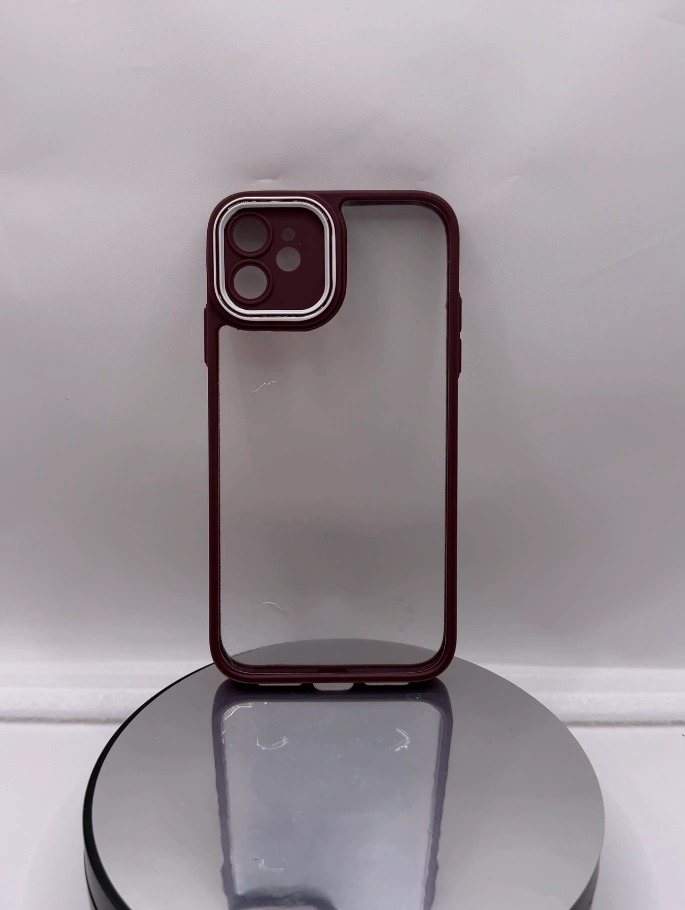 Şeffaf Fast Kapak Bordo - Ürün görseli